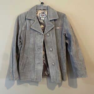 EUC Roxy light lavender suede jacket